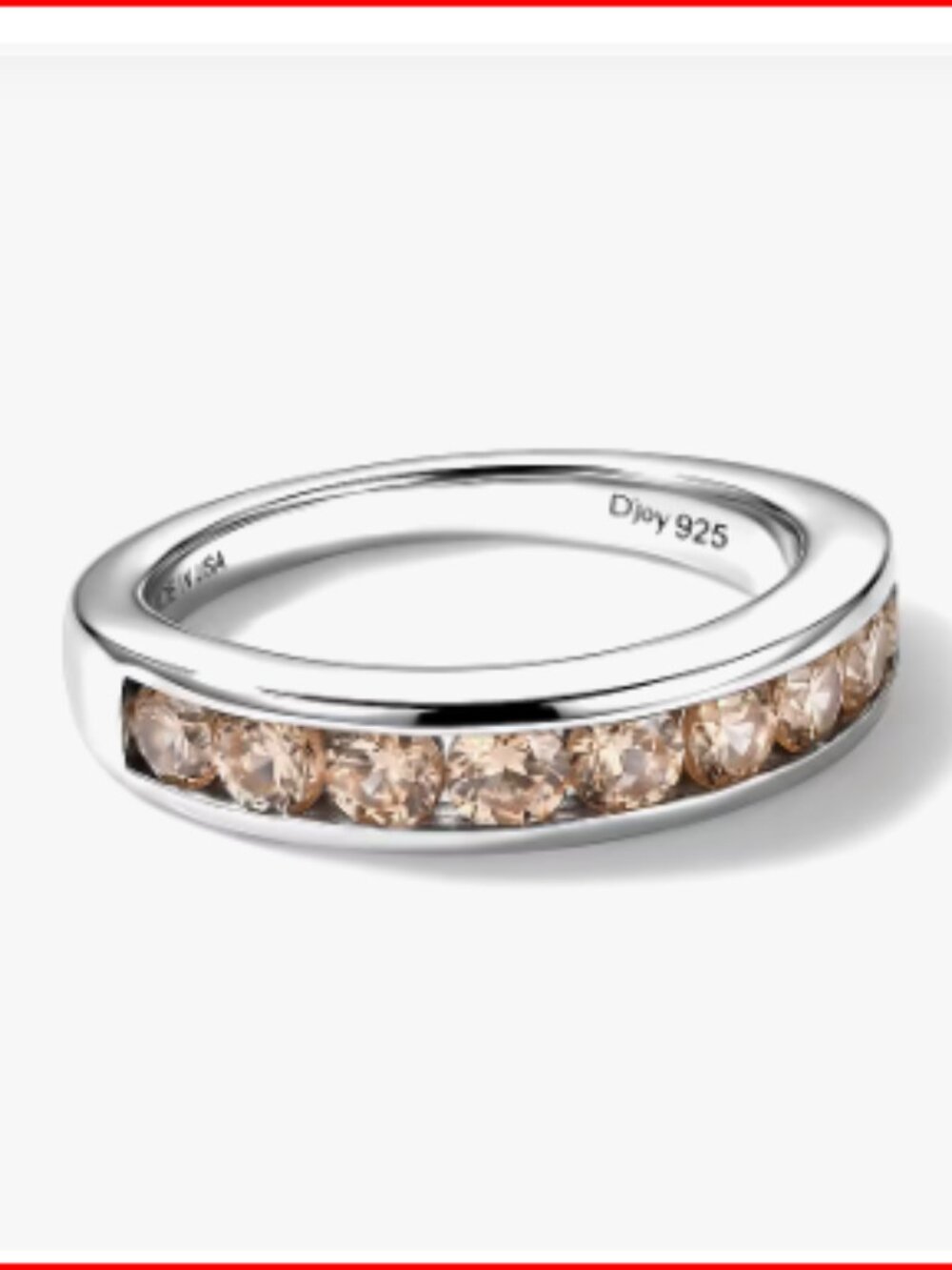 Imperial Garnet Ring in Rhodium Over Sterling Silver